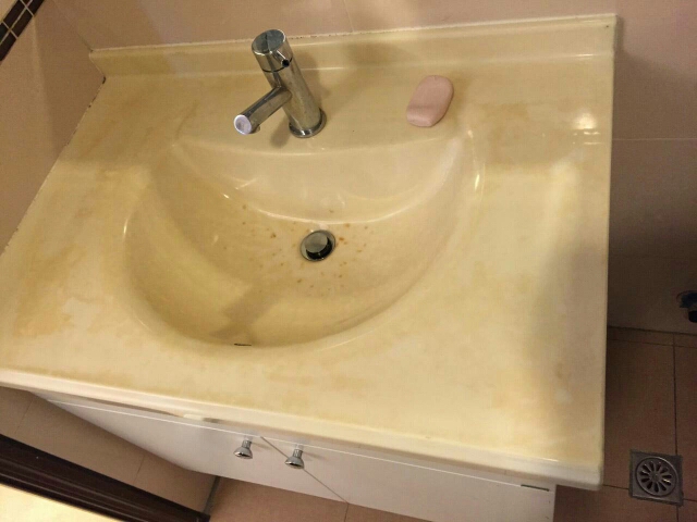 洗手台黃垢如何去除