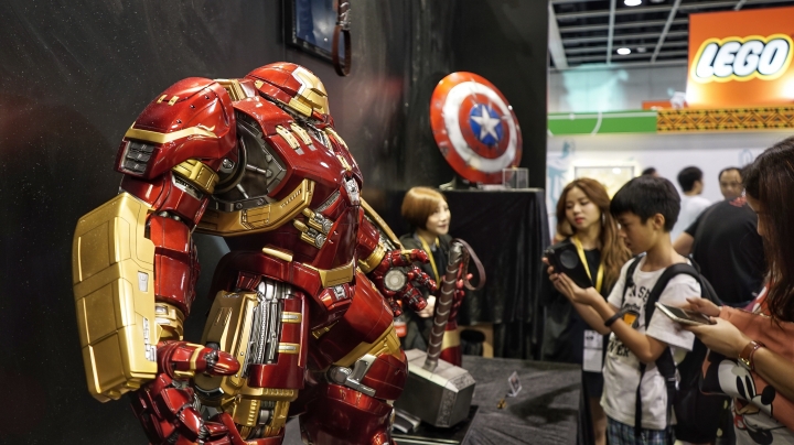 A7S 2015香港動漫節 MARVEL 模型實拍.