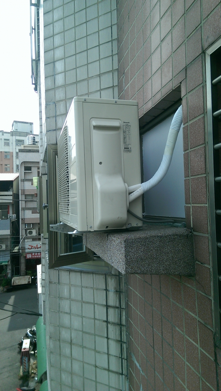 這樣安裝冷氣有無問題?危險性?