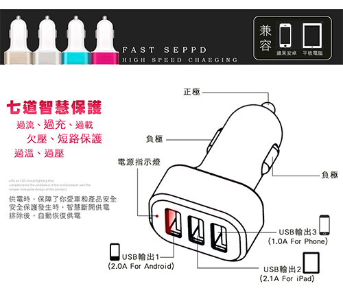 USB車充 Android 2.0A ?