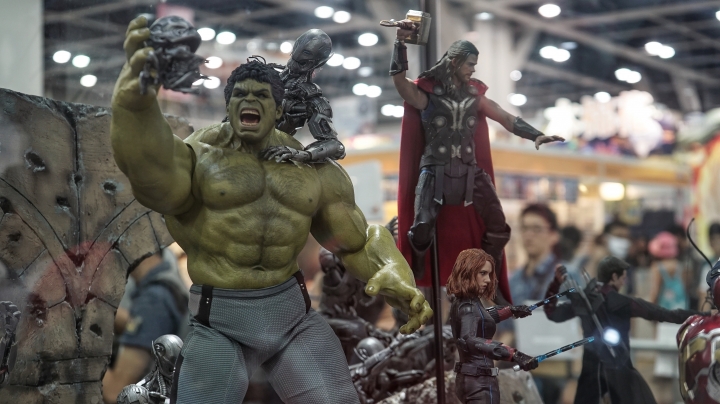 A7S 2015香港動漫節 MARVEL 模型實拍.
