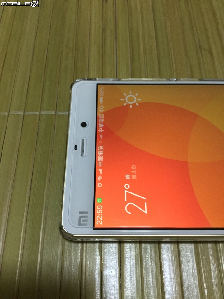 小米note頂配版64G金(7/24新增玻璃膜And透明殼and小狀況) 開箱