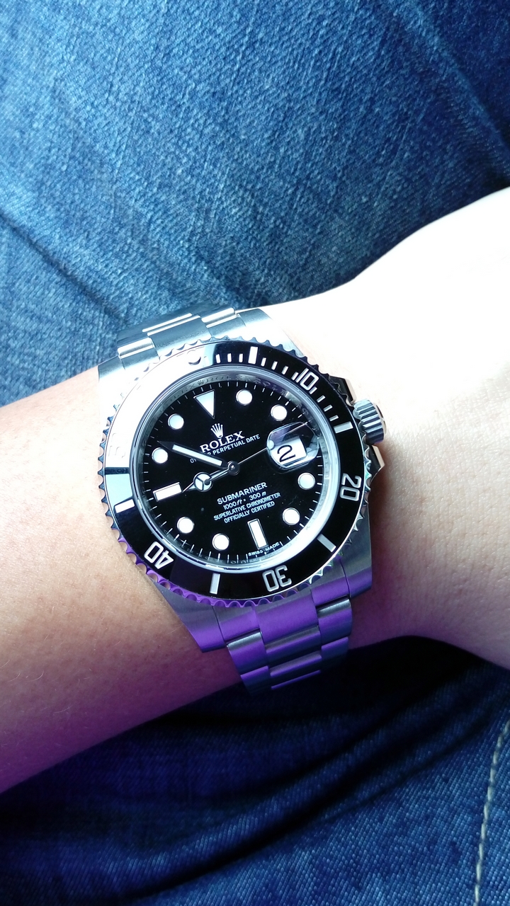 [開箱]人生第一支機械錶就上勞 ROLEX 116610LN