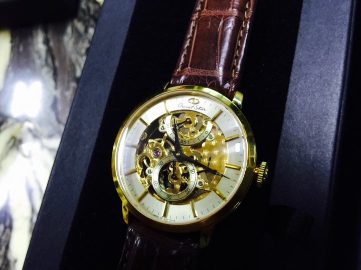 開箱 Orient Star skeleton