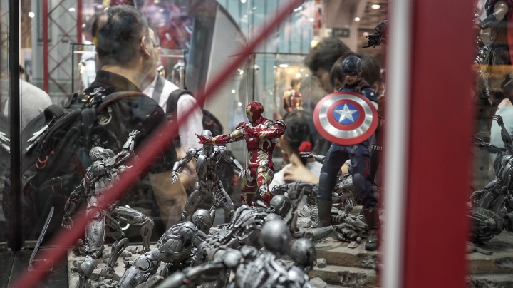 A7S 2015香港動漫節 MARVEL 模型實拍.