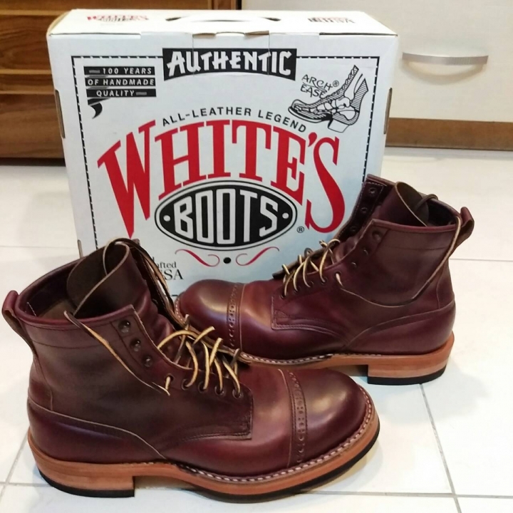 (小白新定番)WHITE'S  SMOKE JUMPER CAP TOE  BOOTS