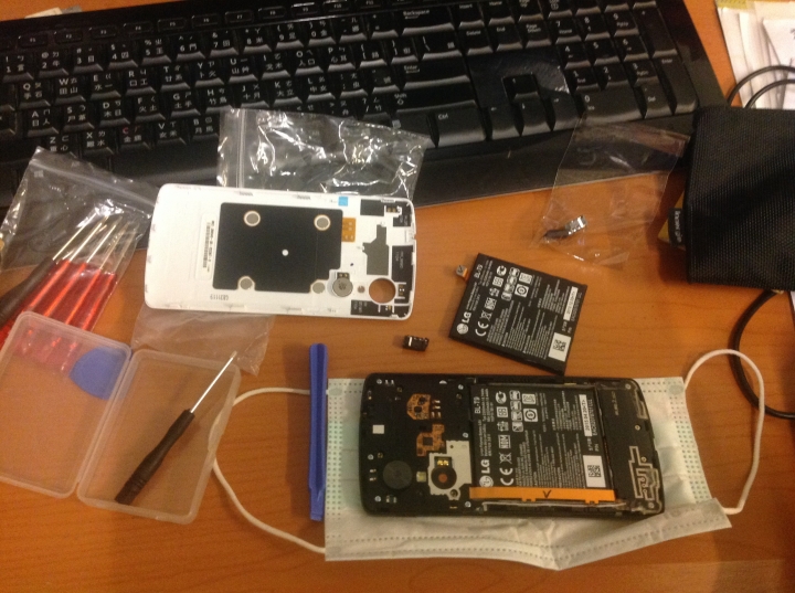 Nexus 5 谷哥五 更換電池 耳機孔 分享