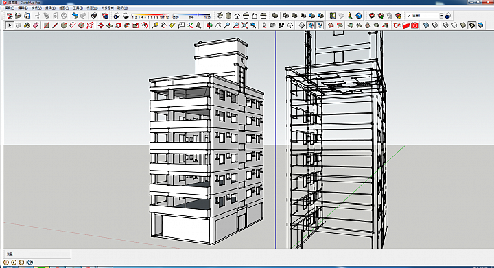 [分享] SKETCHUP 建築外觀模型建立