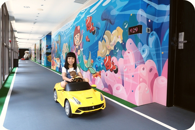 全台親子飯店第一名：Silks Place Yilan蘭城晶英酒店。賽車，海盜船，全員逃走中。