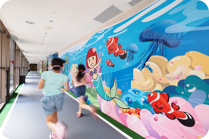 全台親子飯店第一名：Silks Place Yilan蘭城晶英酒店。賽車，海盜船，全員逃走中。