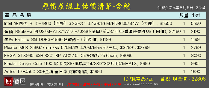 22K遊戲機這樣組ok嗎
