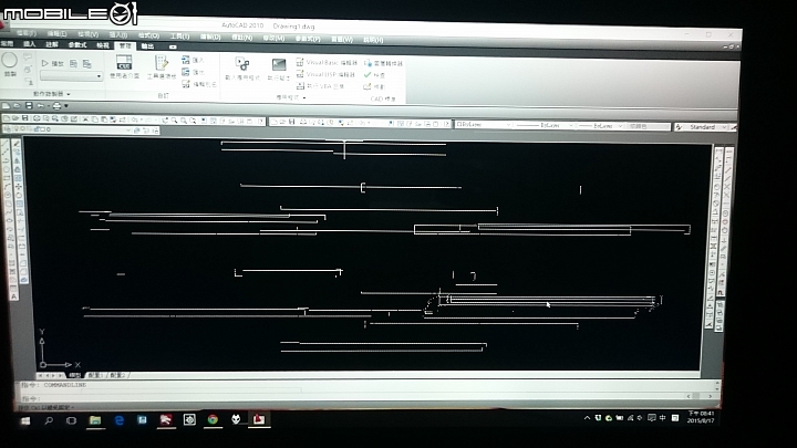 關於AutoCAD 拖曳視窗的殘影