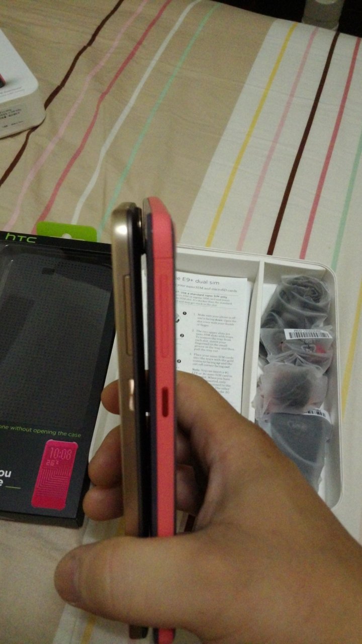 老兵HTC 826浸水報銷，one E9+ 新兵報到!