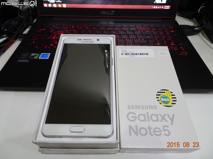Note5 星燦白到手分享~~
