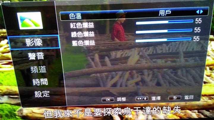 Benq 55AW6600 的調校開箱～終極版數據請參考30樓