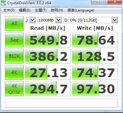 OCZ TRION 100 SSD 120GB 速度跑分疑問