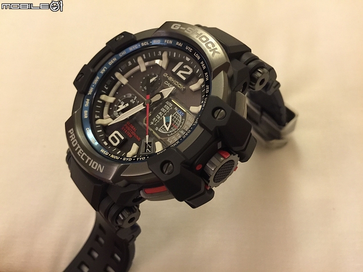 Bracelet montre Casio fibre de carbone résine GWR-B1000-1 GWR-B1000-1