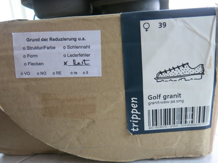 千里迢迢 遠渡重洋 買錯鞋 trippen Golf granit 39