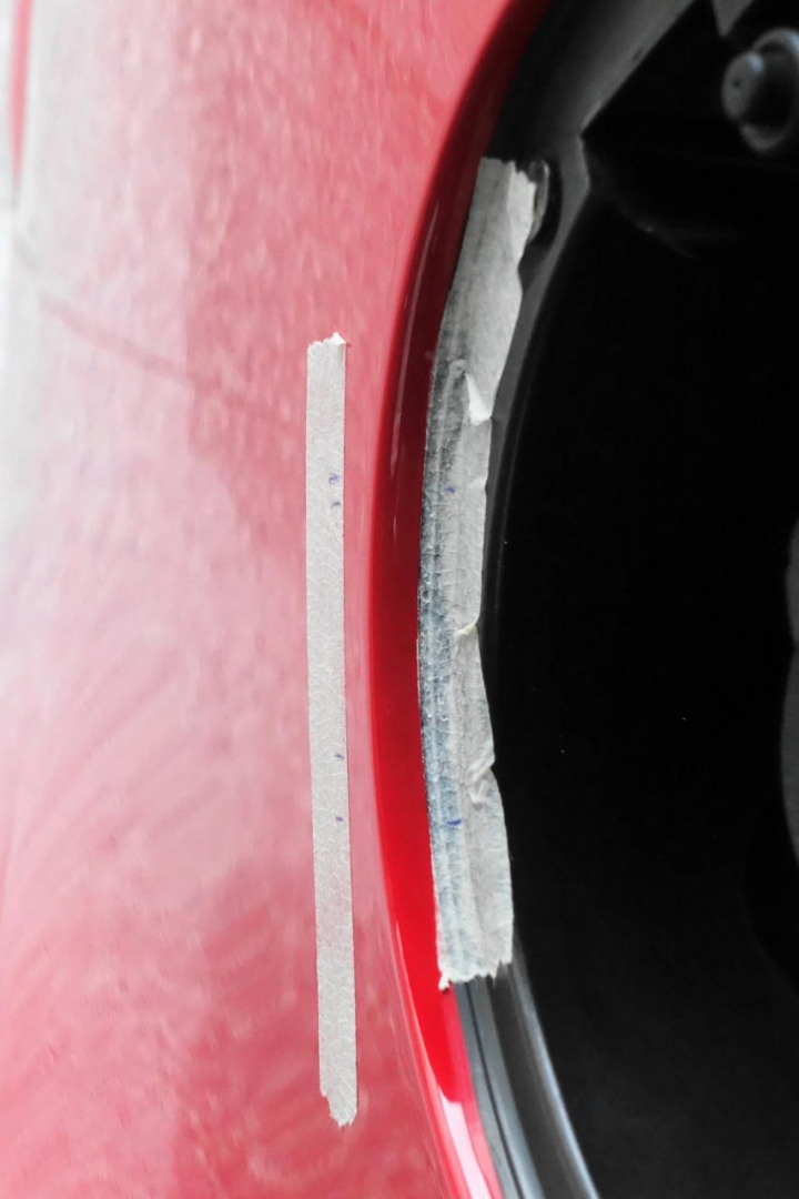 AUDI A3 加油蓋局部噴漆 DIY