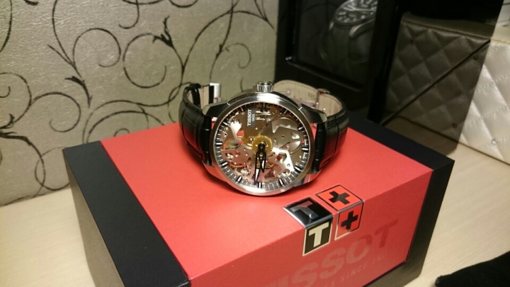 [簡單開箱][拋光][夜光比較] Tissot T-Complication Squelette鏤空腕錶 / Ball fireman storm chaser dlc glow