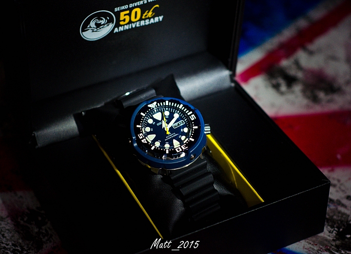 【開箱】我的第一支機械錶,SEIKO PROSPEX 50周年特別款 SRP655J1藍