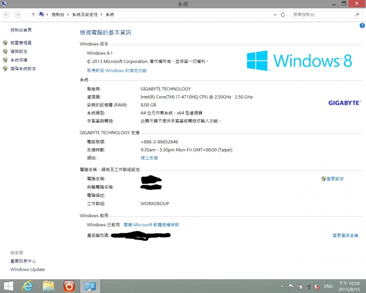 Windows 10 安裝失敗  P34G v2
