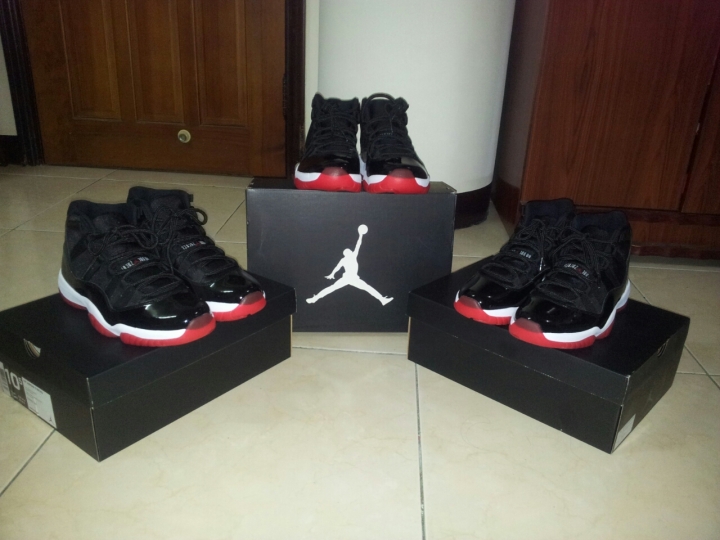 【分享】籃球鞋界的王者，AJ11 Bred 黑紅