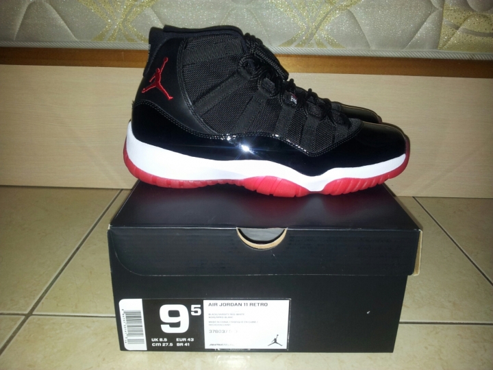 【分享】籃球鞋界的王者，AJ11 Bred 黑紅