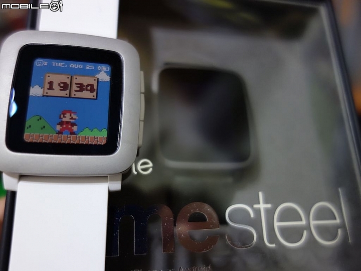 Pebble Time Steel遇見Pebble Time