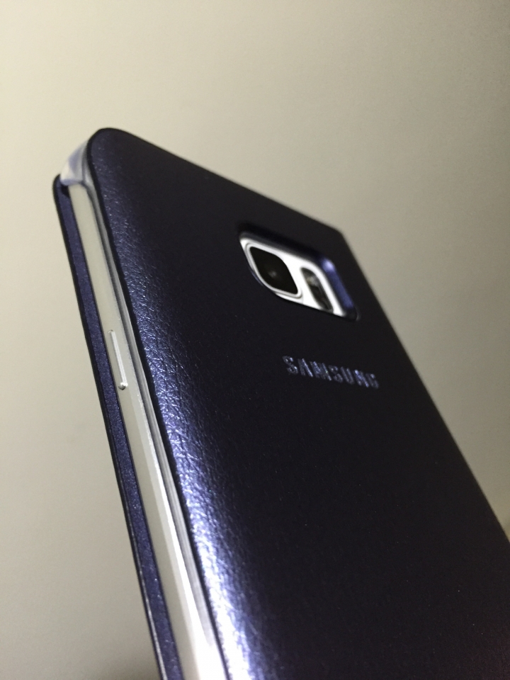 Note 5 (白）加 原廠皮套 （藍黑）