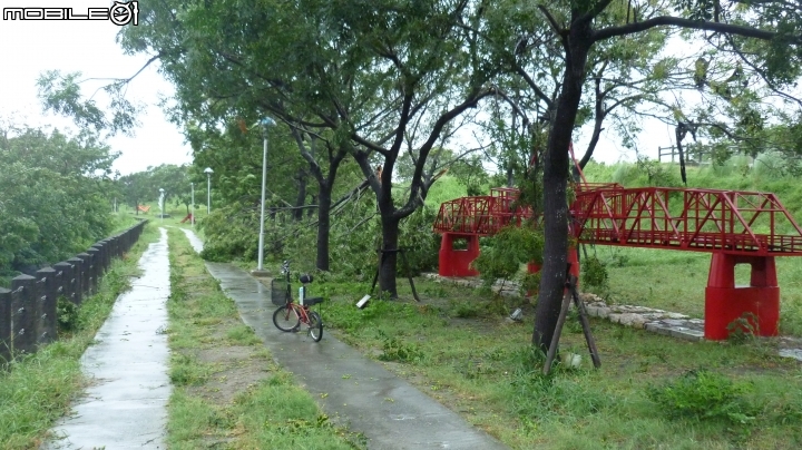 颱風天探視本鎮自行車道現況!!
