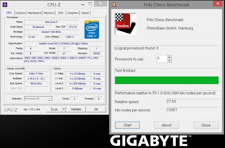 P55K V4 5700HQ VS P34W V3 4720HQ