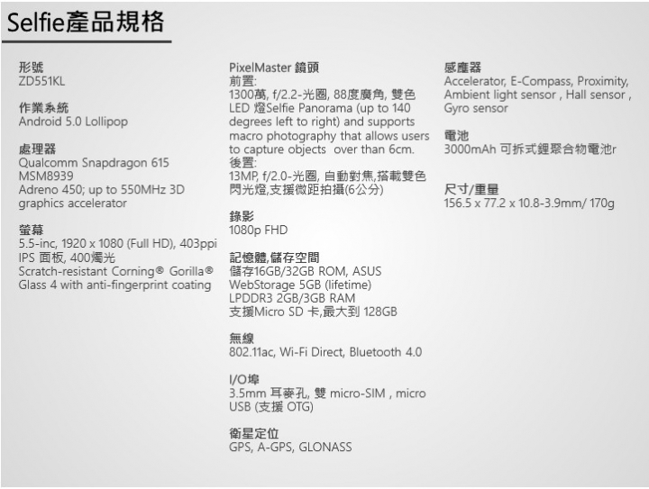 ASUS ZenFone Selfie 不專業評測