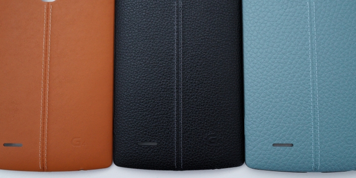[分享] LG G4 皮後蓋 黑/橘 /藍/ 棕