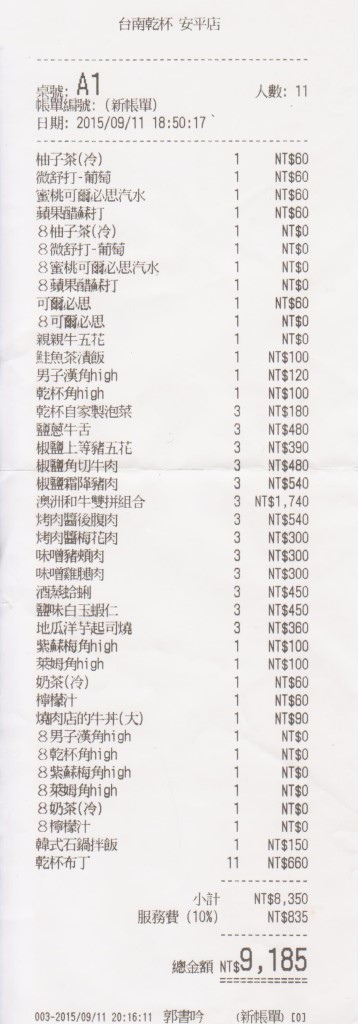 [台南][中西區] 台南乾杯 安平店