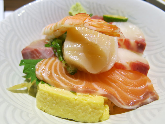 [食記] 中山站美食。于丼屋日本料理--高CP值、新鮮、好划算 (天空之橋隔壁)