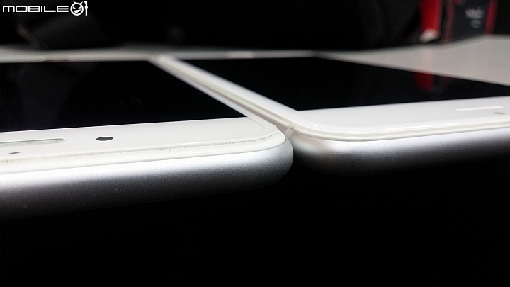 曲面滿版玻璃貼 VS 一般滿版玻璃貼 iPhone 6/6s Plus
