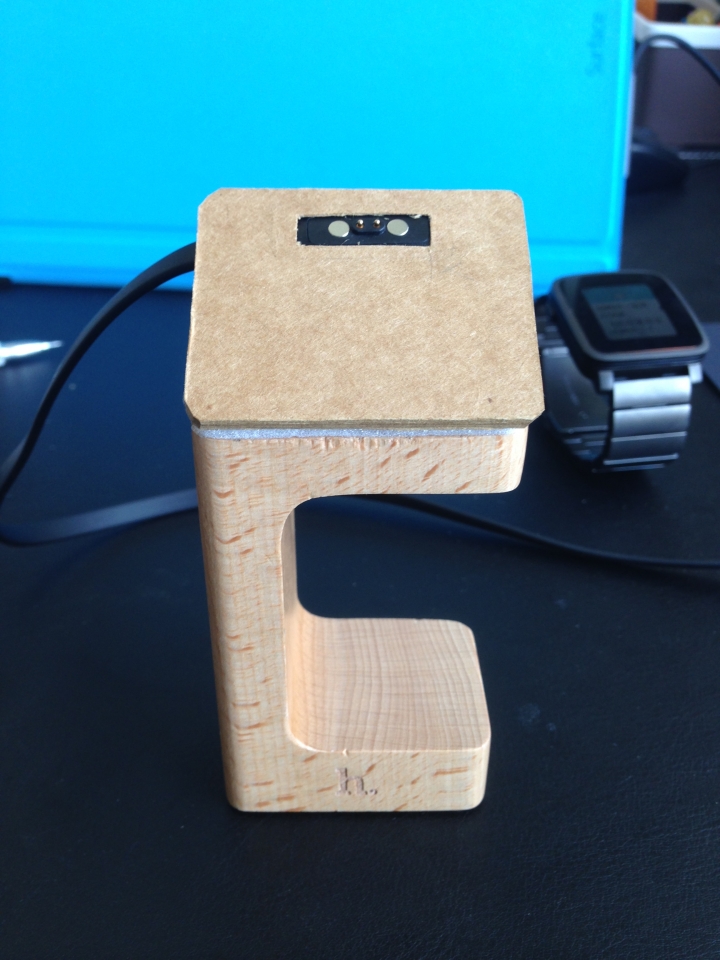 DIY Pebble Time Steel 充電座 / 智慧型手錶座