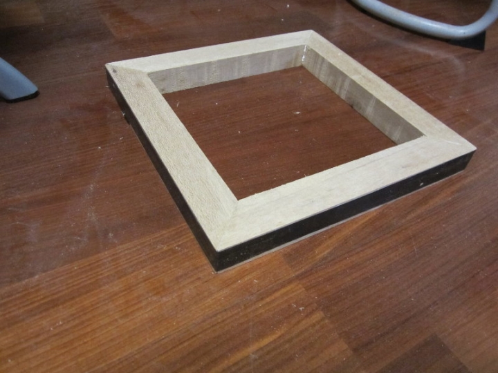 第一個手工作品 玄關飾物架