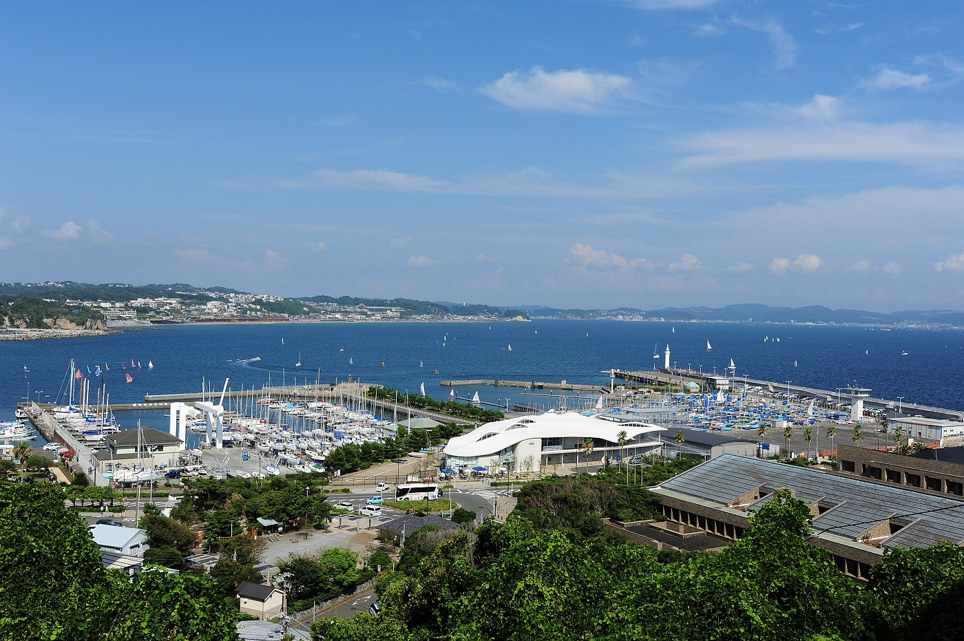湘南。漂浮在海上的旅遊勝地。江之島