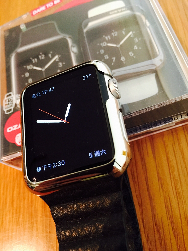 ［機場簡易開箱］Apple watch  OZAKI保護殼