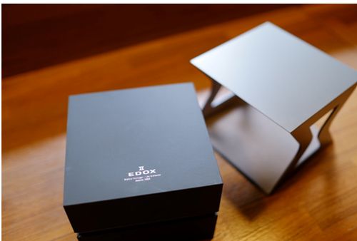 [開箱]EDOX La passion小開芯羅馬機械表 玫瑰金色