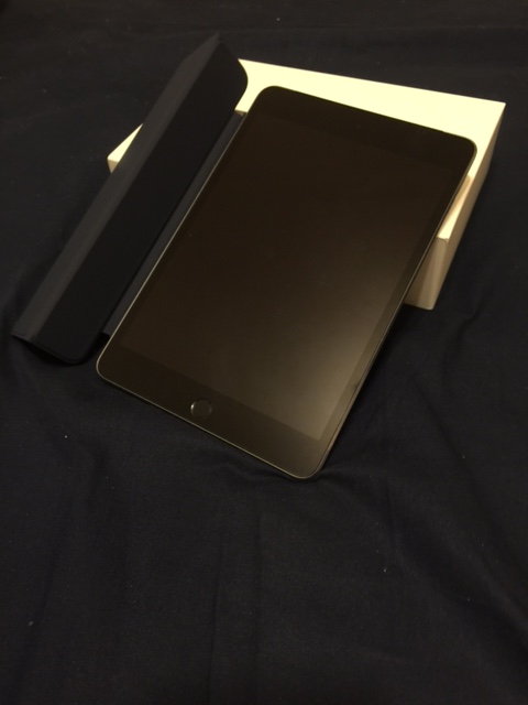 IPAD MINI 4 SPACE GRAY WIFI+4G 香港版 微開箱+午夜藍 SMART COVER