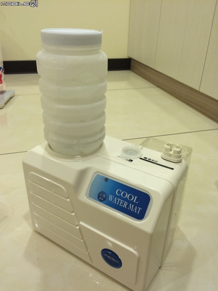 日本京都西川-水動冷循環機搭單人加大墊(水涼墊) 開箱分享