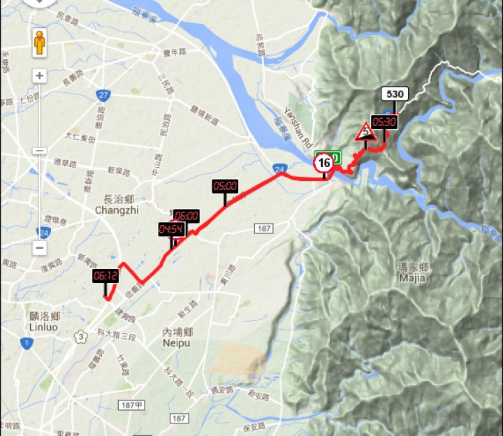 騎屏東山地門實境錄影HD