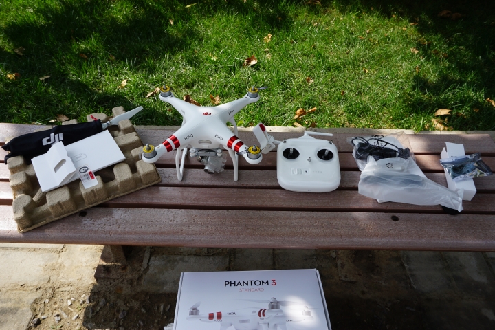 初級航拍器材——DJI 大疆精靈3簡單開箱