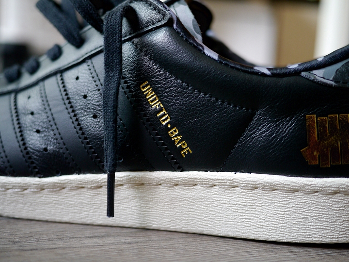 『簡單開箱』 Undefeated x Bape x Adidas superstar 80s