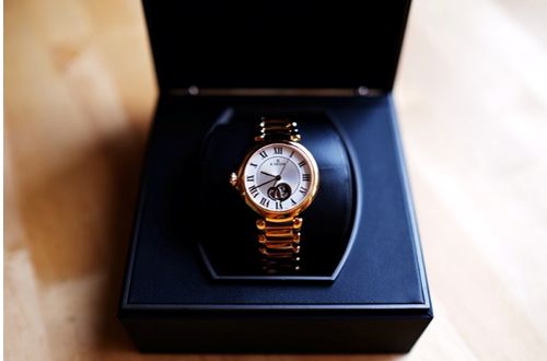 [開箱]EDOX La passion小開芯羅馬機械表 玫瑰金色