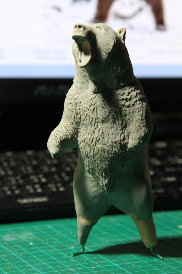 仿真動物模型-阿拉斯加棕熊