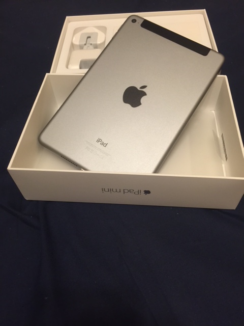 IPAD MINI 4 SPACE GRAY WIFI+4G 香港版 微開箱+午夜藍 SMART COVER